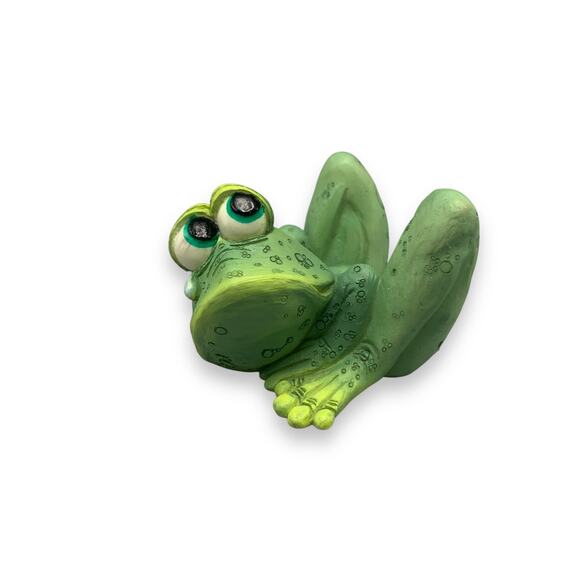 Sprogz Sad Boy Tear Crying Frog 1994 Figurine Resin Tadpole Baby Hall Teary Eye - Picture 1 of 7